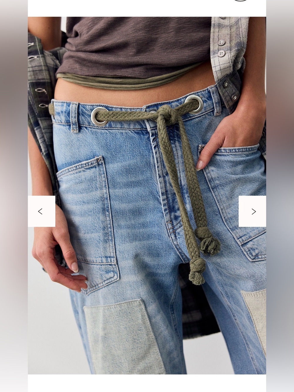 We The Free Moxie Pull-On Barrel Jeans, size 25 - Picture 4 of 14